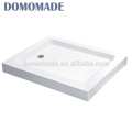 wholesale hotel use artificia cultured deep washbasin acrylic low slate anti slip shower tray